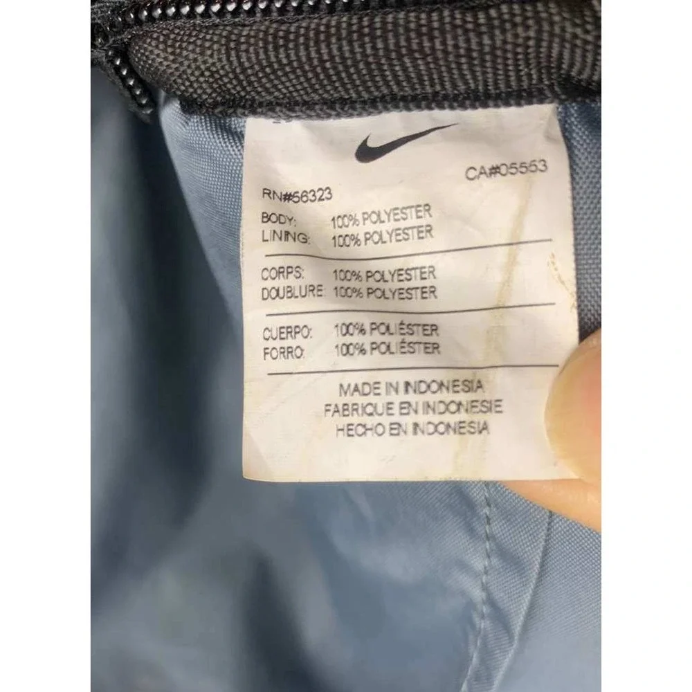 Nike Backpack Unisex White‎ Swoosh Black Laptop Sleeve School Sport Travel